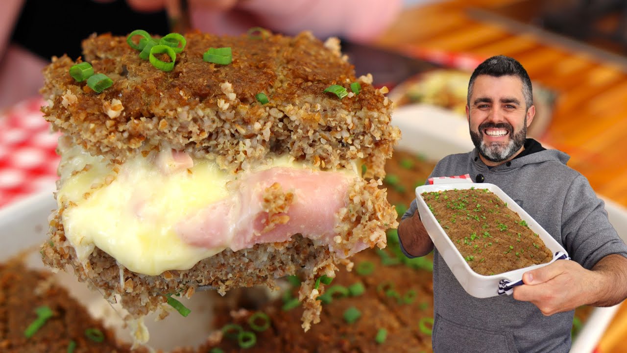 QUIBE DE FORNO RECHEADO SUPER MACIO E ÚMIDO - COM REQUEIJÃO - SUPER FÁCIL - Receitas de Pai