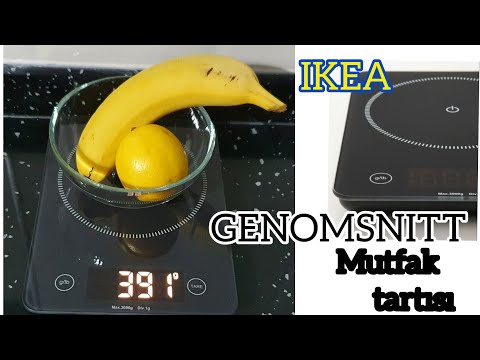 #ikea  GENOMSNITT MUTFAK TARTISI /TERAZİSİ DİJİTAL TARTI ||KITCHEN SCALES / DIGITAL SCALES #unboxing