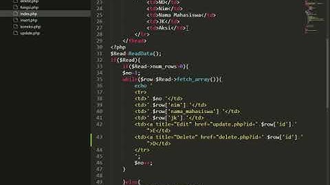 BUKAN CRUD PHP OOP Style - 4 - Delete Data