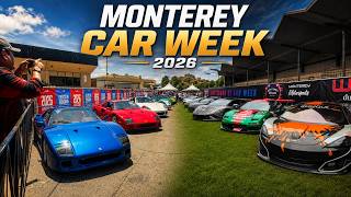 MONTEREY CAR WEEK 2026 | Exotics on Broadway + Monterey Motorsports Festival