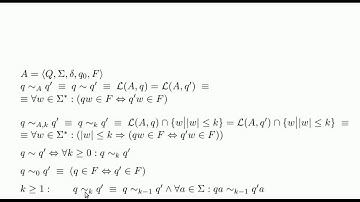 Minimization of DFAs (2)