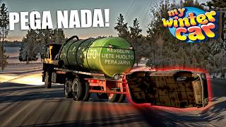 FUGI DA BLITZ COM O V8 CARREGADO! - My Winter Car #57