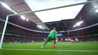 Zlatan Ibrahimovic fantastic freekick vs Southampton!! EFL Cup Final