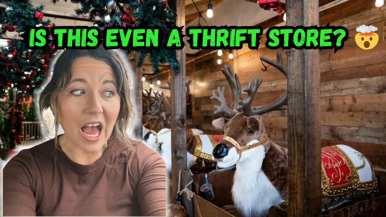 Этот КОМИССИОННЫЙ МАГАЗИН, оформленный в рождественском стиле, сошел с ума!