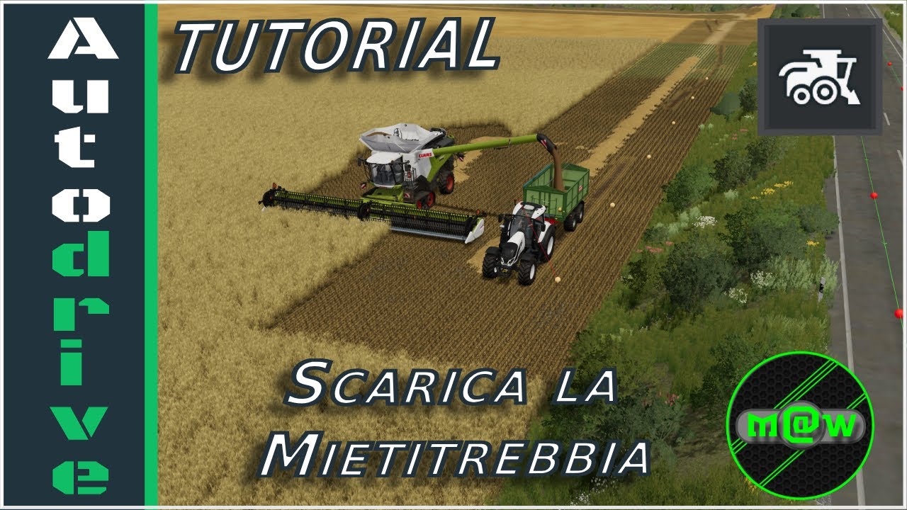 FS 22 Tutorial Autodrive 🚜 "Il modo migliore di scarica la mietitrebbia"