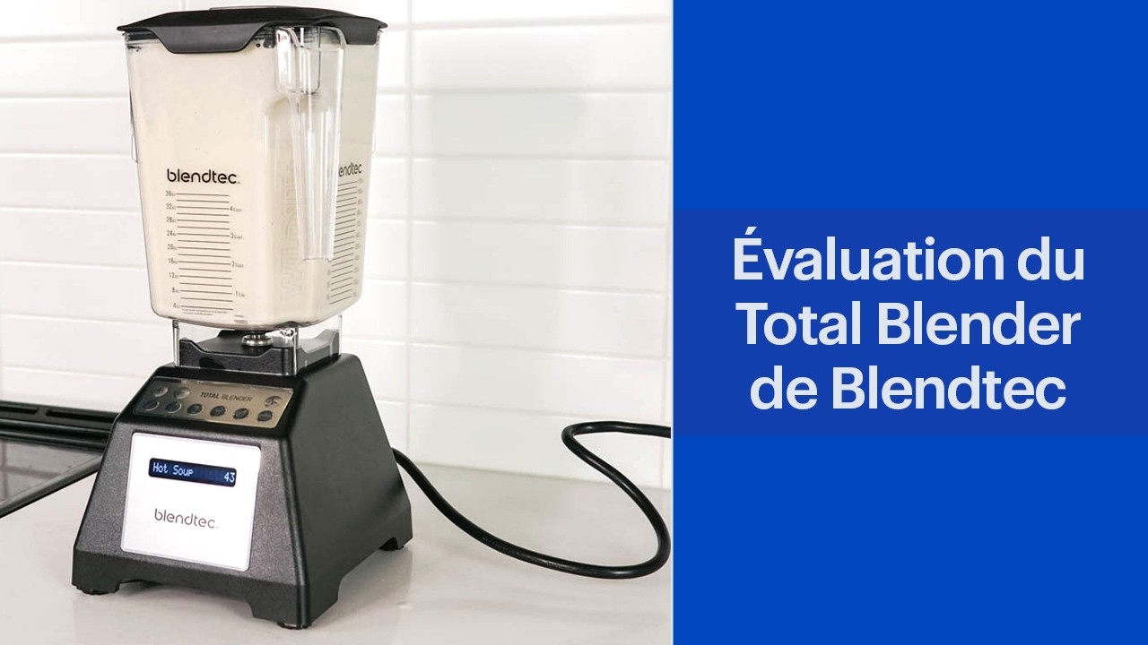 Mélangeur de comptoir de 1500 W de 2,6 L Total Blender de Blendtec