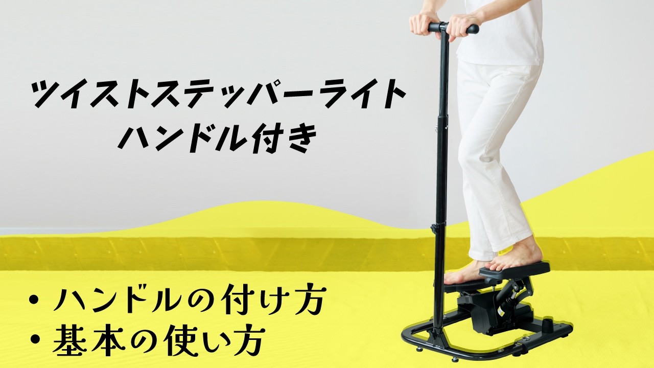 ツイストステッパーライト ハンドル付き（5年保証）(06_ブラック
