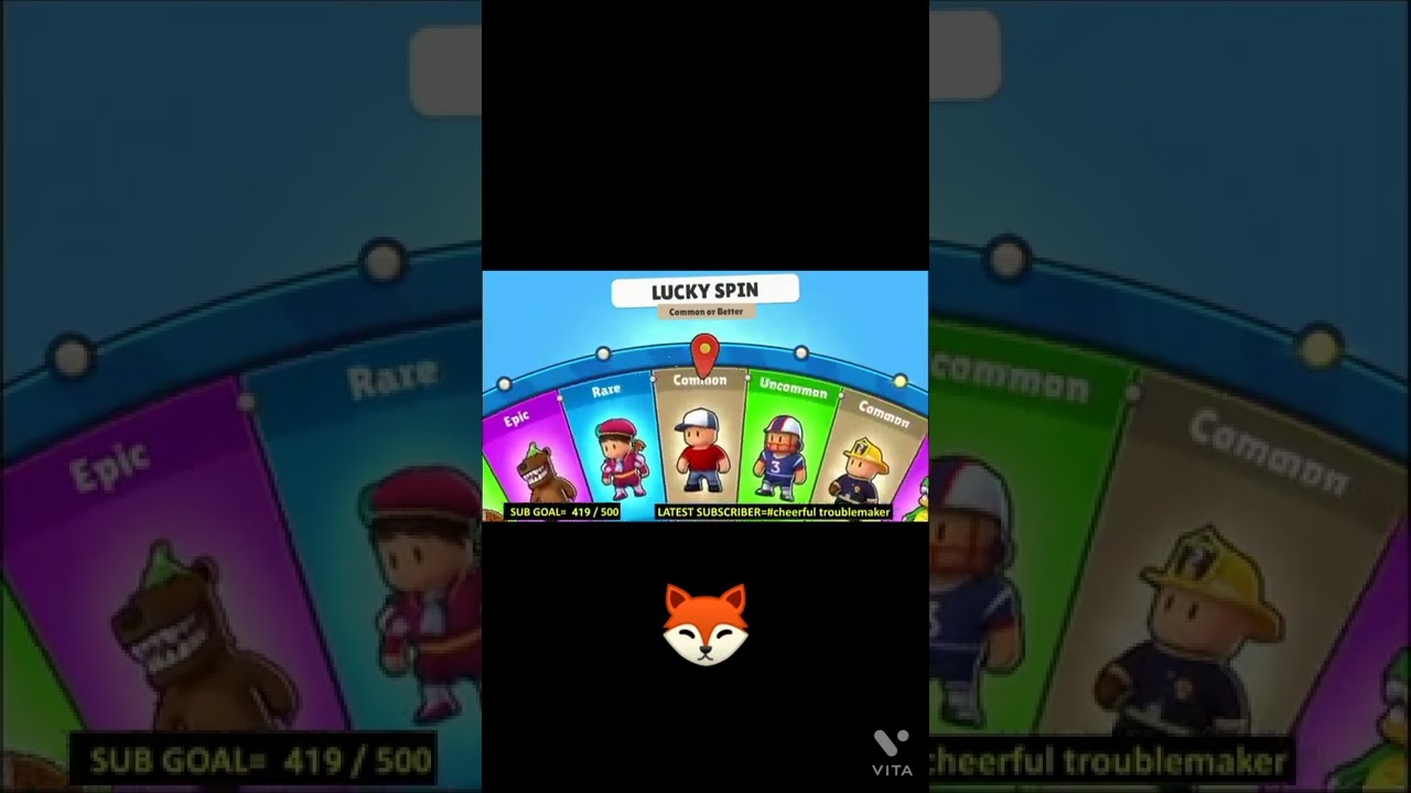 Stumble guys |Silver Fox skin 🥳 |Lucky spin 🤩| Tanmay Gawade Gaming