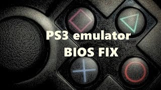 How download ps3 emulator and Fix the BIOS problem How download ps3 emulator and Fix the BIOS problem