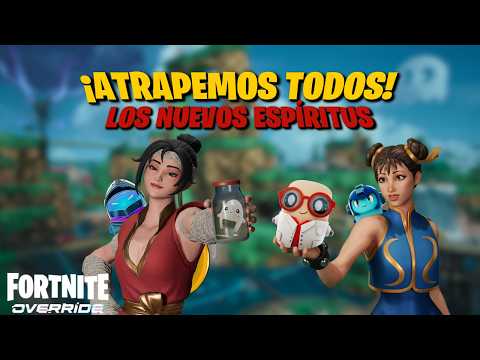 ¡Buscando al espíritu de Megaman, Caballero, X Ray y Onigiri en Fortnite: Overdrive! 🌟 #fortnite