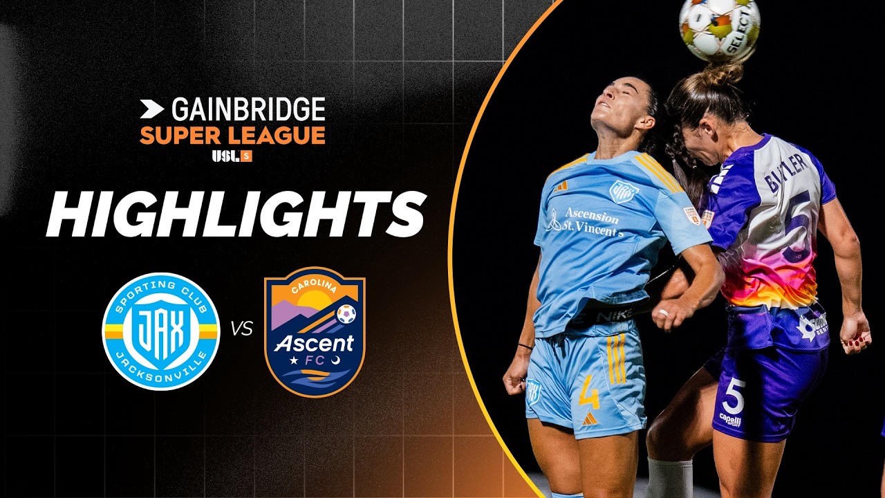 Sporting JAX vs. Carolina Ascent FC | Week 17 Match Highlights