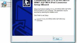 شرح تنصيب وإستخدام برنامج FLV to AVI MPEG WMV 3GP MP4 iPod Converter