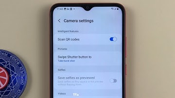 How to enable/disable QR code scanning with camera on Samsung A03 Android 13