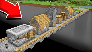 картинка: Я НАШЁЛ ДЕРЕВНЮ НА МОСТУ В МАЙНКРАФТ | Компот Minecraft