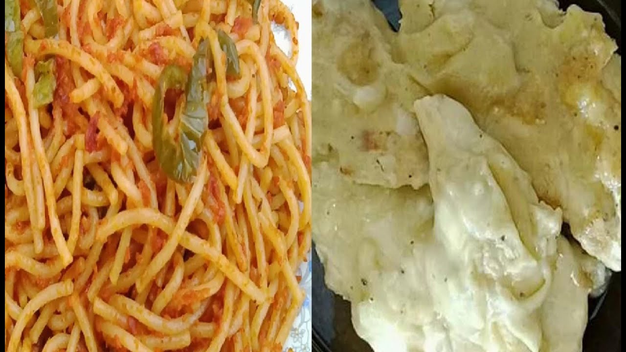 يللا نحضر الغداء في ربع ساعه بيكاتا الفراخ # ومكرونة بالفلفل الاخضر غدوة سريعة #وطعم مافيش بعد كده