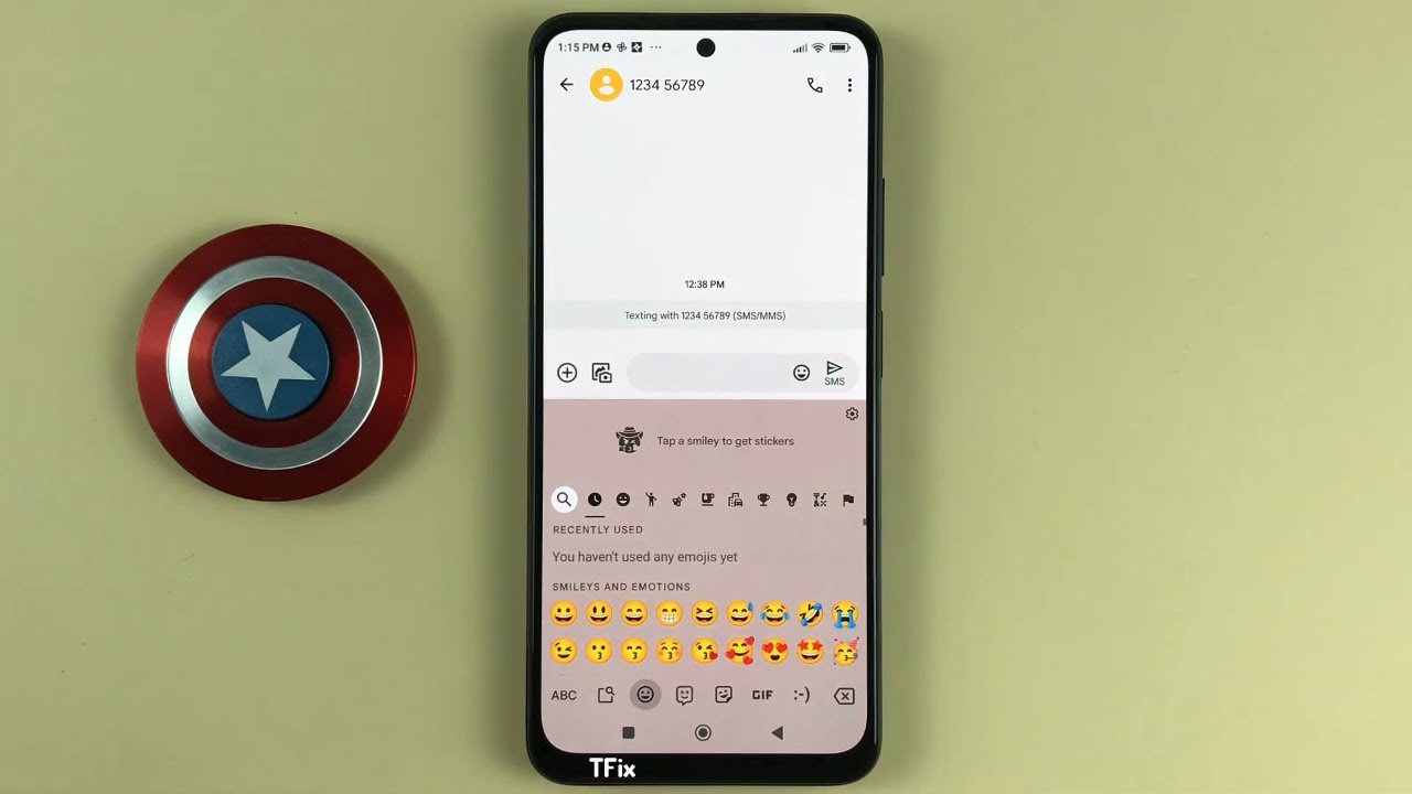How to show the emoji switch key on the keyboard on Xiaomi Redmi Note 11 Android 12 YouTube