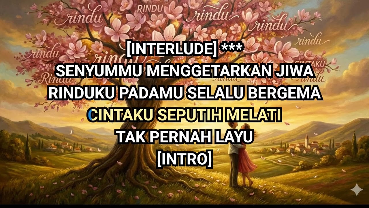KARAOKE CINTAKU BERBUNGA RINDU   DEDDY DORES \u0026 NILA SARI