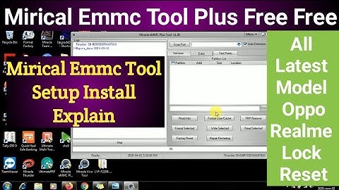 Miracle Emmc Tool Plus V1.36 Free/ All Miracle user/ Mirical Emmc Tool Setup Install Explain 2 April