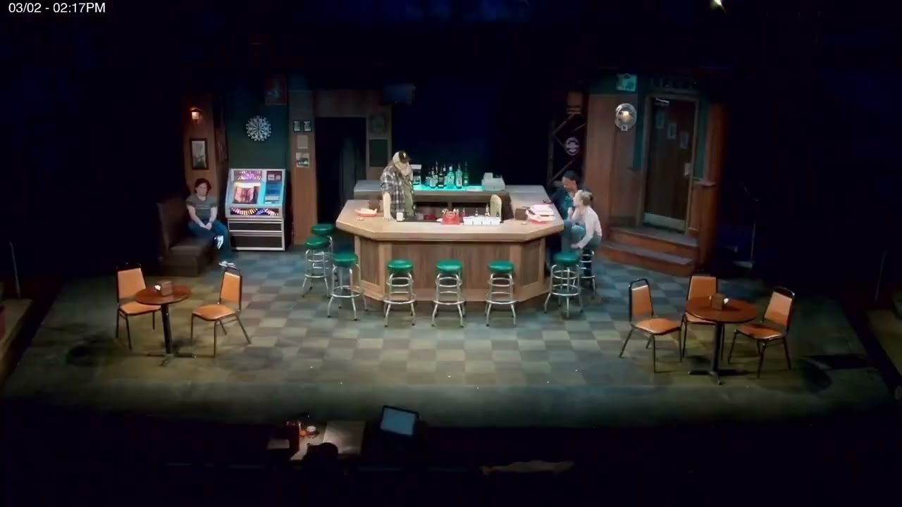 Sweat by Lynn Nottage Stage Timelapse at theREP 2024