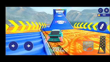 Car Stunt game #6 with superhero gameplay|android gameplay.