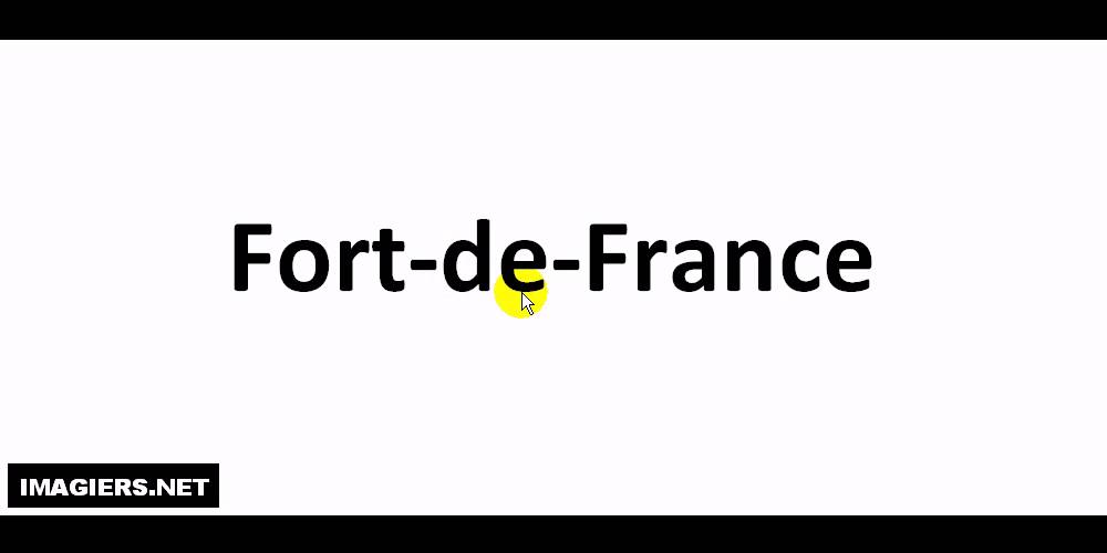How to pronounce in French Fort de France YouTube