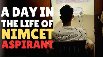 A Day In The Life of NIMCET Aspirants | Study with me | Vlog - 1