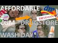 Cheap *AND* good? Drugstore slaps in CGM too! | AFFORDABLE CGM DRUGSTORE WASH DAY