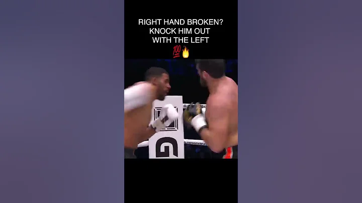 Right Hand Broken? Knock him out with the left  #j...