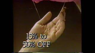1983 Gordon's Jewelers "Save 15 to 50% on diamonds" Baton Rouge Local TV Commercial