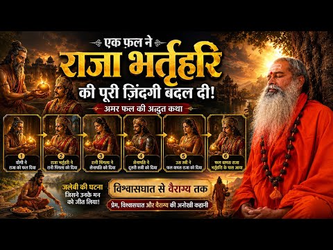 एक फल ने राजा भर्तृहरि की जिंदगी बदल दी#satsang#kundalini#motivation#bhajanmarg#trending#bhakti#om 