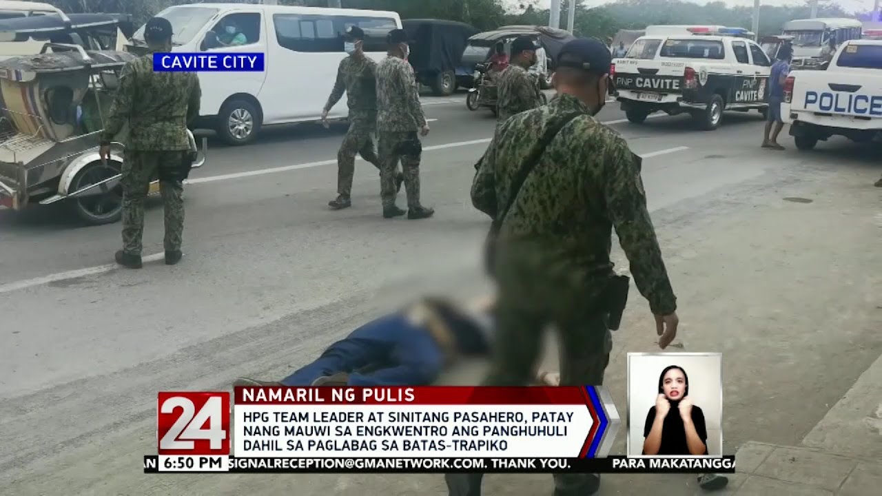 24 Oras: HPG Team Leader at sinitang pasahero, patay nang mauwi sa engkwentro ang panghuhuli