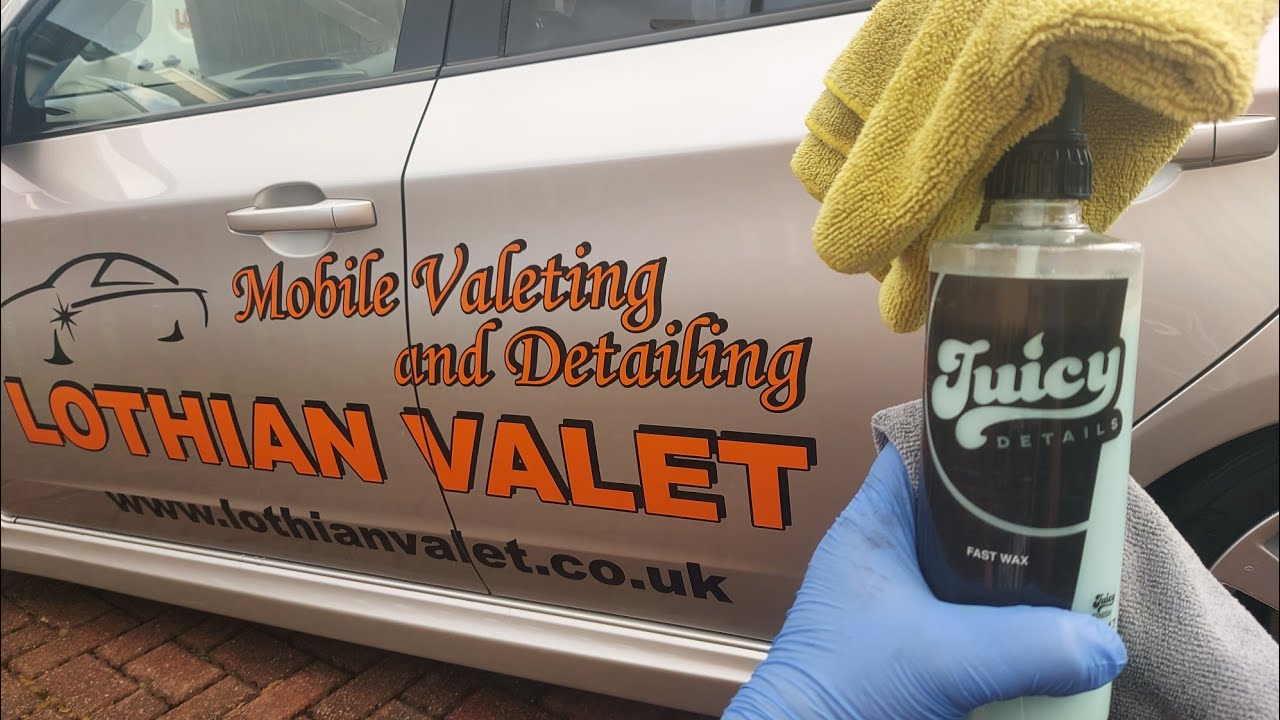 Juicy details - fast wax application - Lothian valet