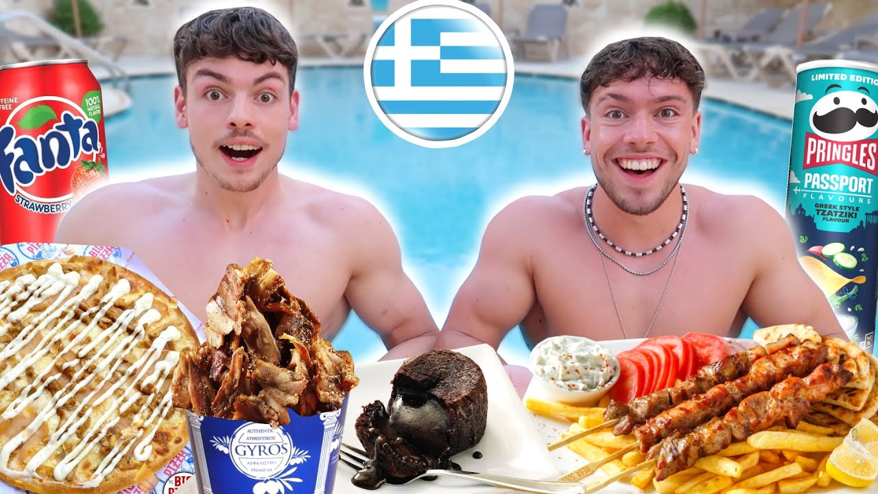 Wir essen ALLES in GRIECHENLAND (XXL URLAUBS CHEATDAY auf KRETA🇬🇷)
