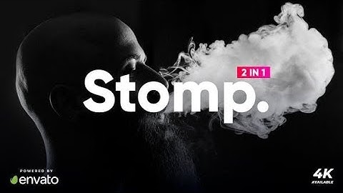 Typography Stomp Intro - After Effects Template