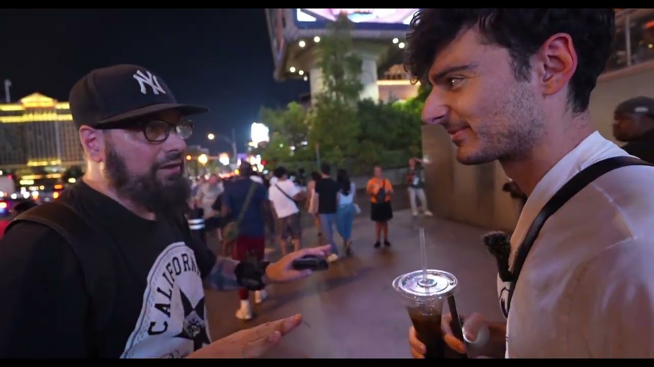 Ice Gets Sniped by OG Geezer & Wappyflanker & They Press One Another VEGAS freemont street