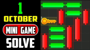 1 October  2024 Mini Game Key 100% Solved | Hamster Kombat Puzzle game For Today | Trick Work