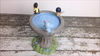 Precious Moments Birdbath Musical Figurine