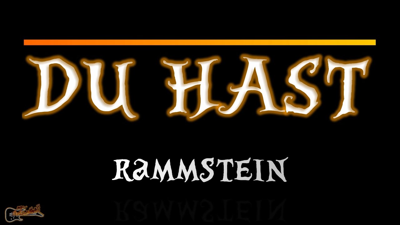 Du Hast RAMMSTEIN (cover) Karaoke Instrumental YouTube Du Hast RAMMSTEIN (cover) Karaoke Instrumental YouTube
