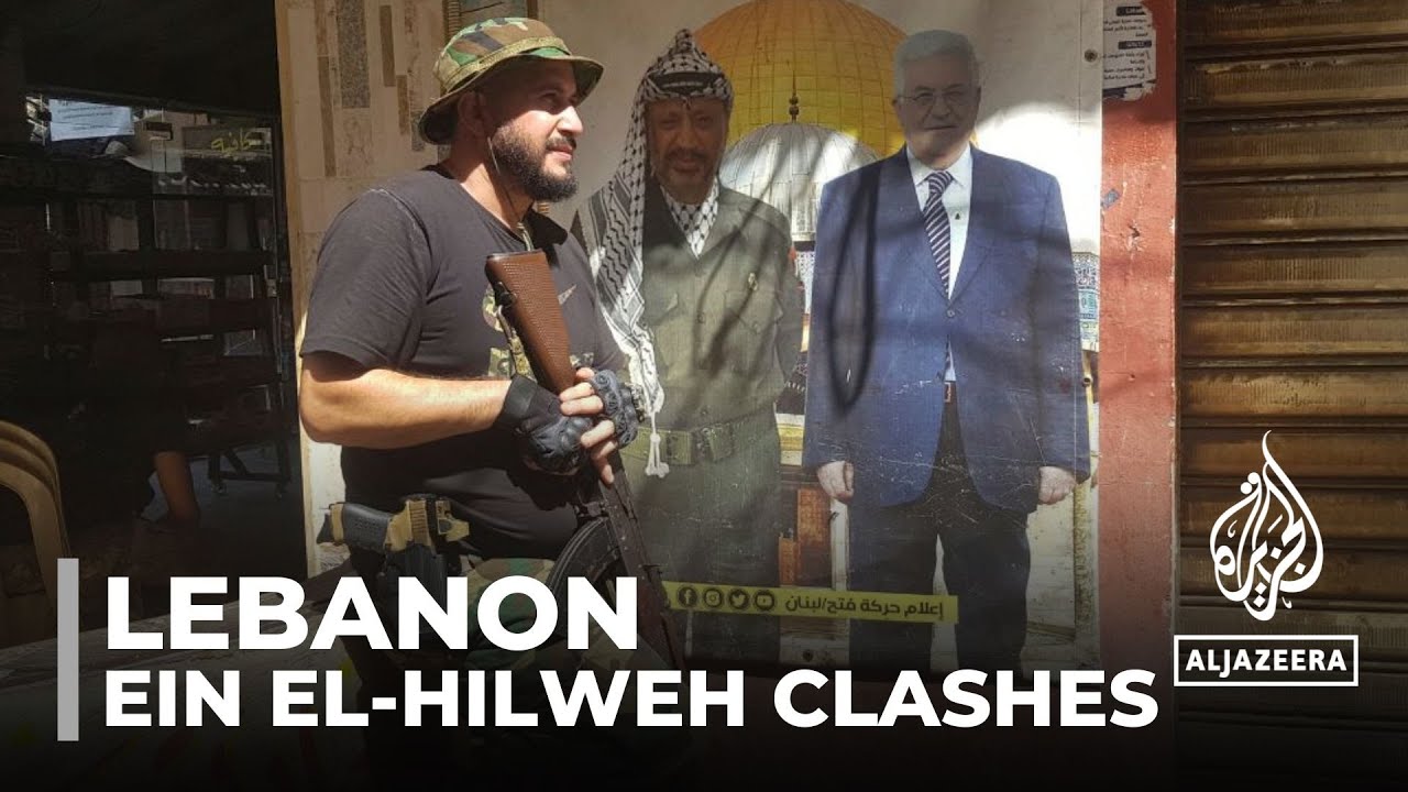 اندلعت اشتباكات دامية في مخيم للاجئين الفلسطينيين في لبنان