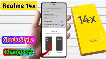 realme 14x 5g clock style change kaise kare | how to set clock style in realme 14x 5g