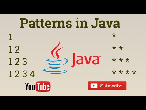 Java printing number pattern - Part 1