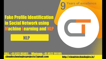 Fake Profile Identification in Social Network using Machine Learning and NLP | IEEE Projects Hyd