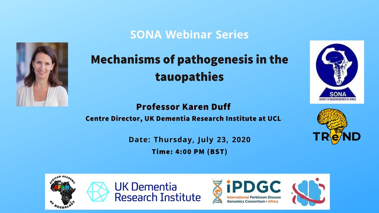 New Mechanisms of pathogenesis in the tauopathies │ Professor Karen Duff