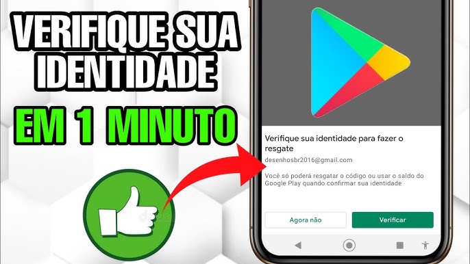 Como Validar a Identidade da conta na PlayStore para resgatar Gift Card do Google  Play - Trivia PW