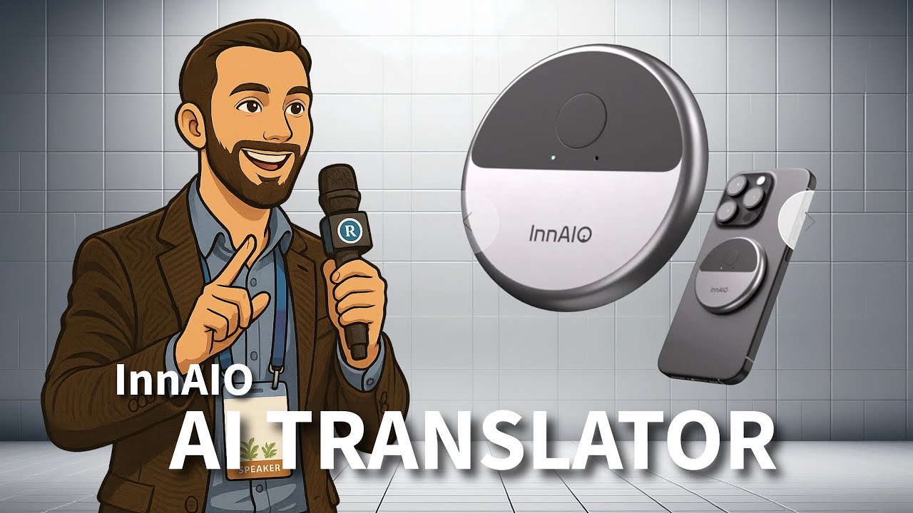 InnAIO AI Translator T10 Pro Version - 130+ Languages - 0.5s