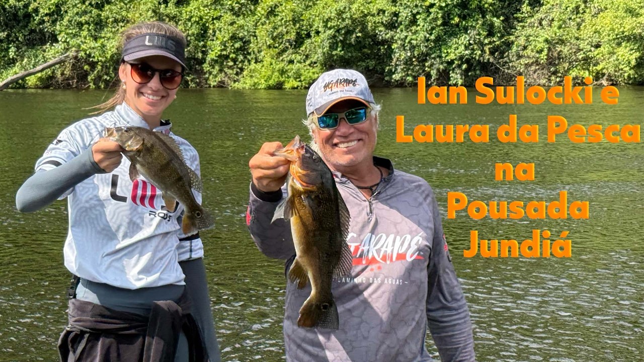 Ep 41 T2 Ian e Laura da Pesca pescando no Rio São Benedito no Pará