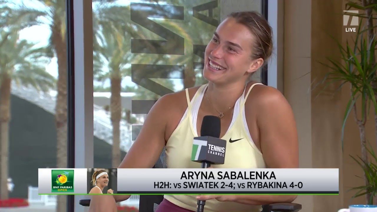 Aryna Sabalenka 2023 Indian Wells Semifinal Win Interview