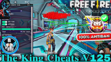 THE KING CHEATS V125 | ALL SERVER FIX UPDATE NEW ANTIBAN MOD MENU CS / BR RANK WORKING 100% SAFE |