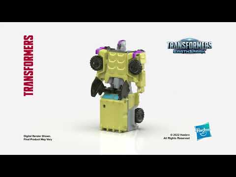 Transformers Earthspark – Step Flip Figur Swindle – 10 Cm, Umwandelbar Von Roboter Zu Offroad-LKW In 1 Schritt
