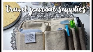 my travel journal supplies | delfonics utility pouch